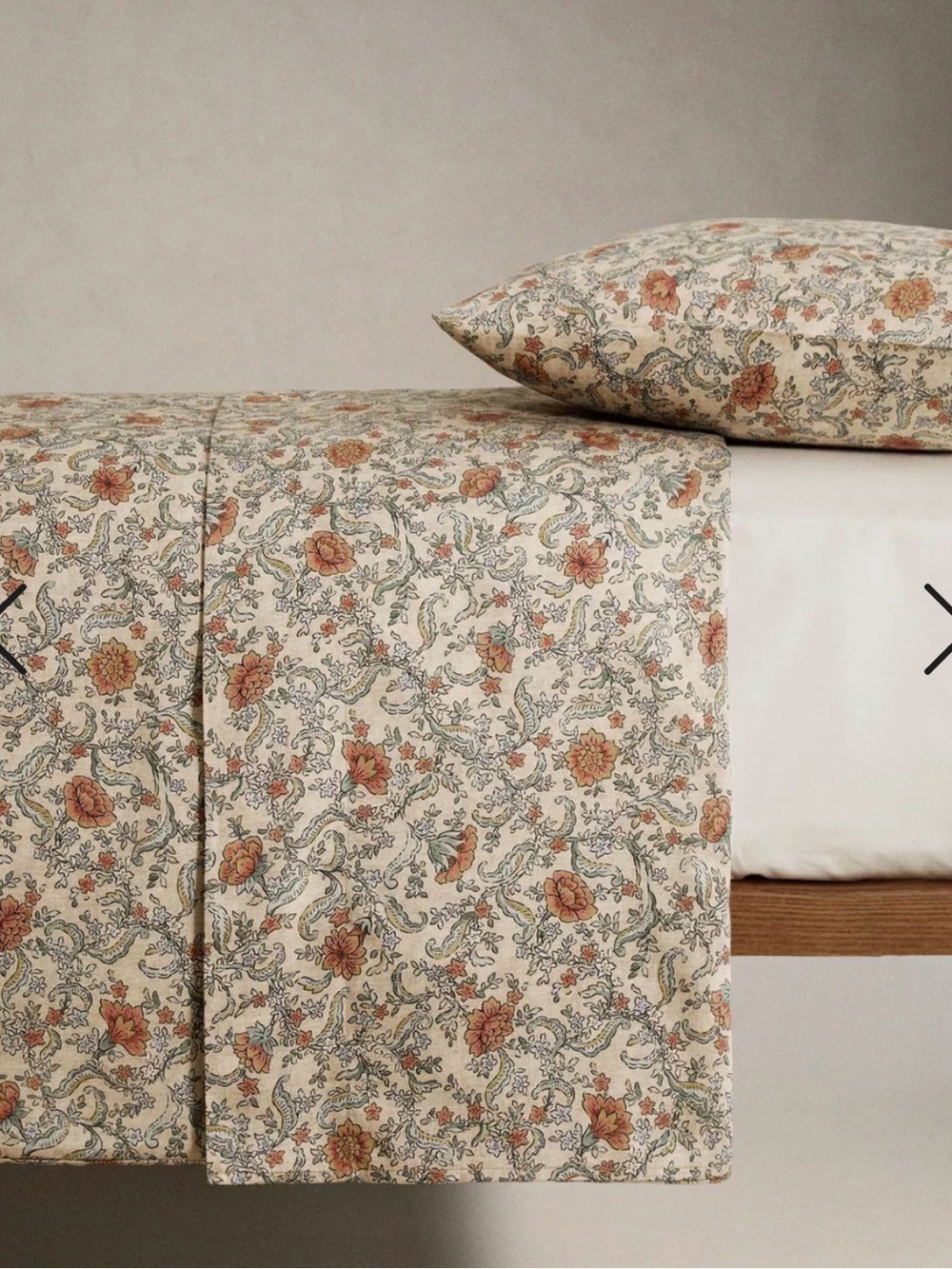 Zara Floral Duvet Cover and Sham Set